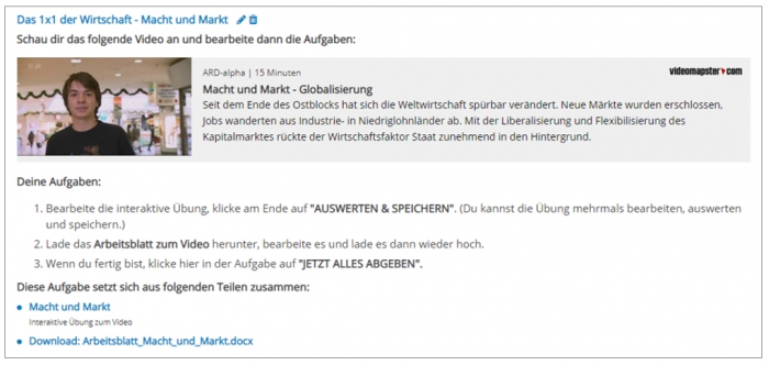 Aufgabe zur Globalisierung