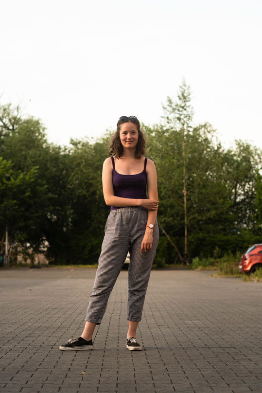 Carla, Maturantin am BG18 Klostergasse.