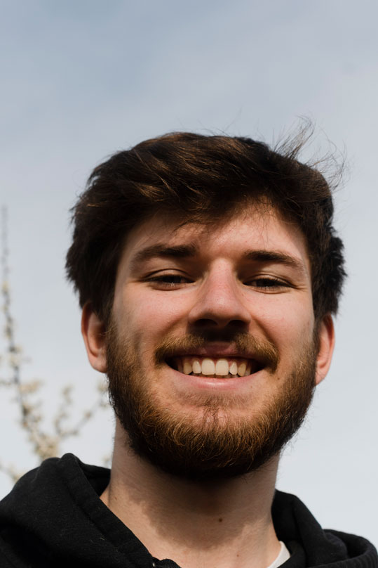 Georg, Maturant am Wiener Amerling Gymnasium. Foto: Rosa Knecht