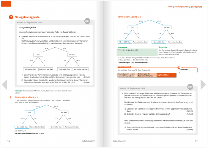 Mathe-Matura jetzt! mit Musterlösungen zur Matura vom 20. September 2019