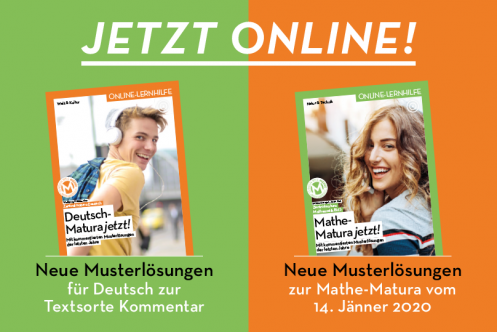 LERNEN WILL MEHR_Matura JETZT Musterlösungen kommentiert Deutsch und Mathe