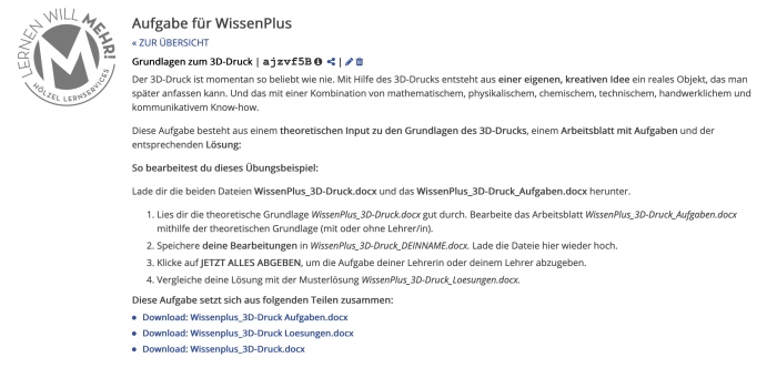 WissenPlus_3D-Druck_Lernraum Aufgabe