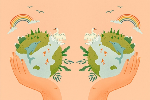 MEHR_wasjetzt Klimawandel – Illustration: Laura Piñeiro Atienza, Grafik: Christine Pleyl