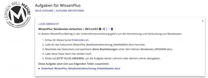 WissenPlus_Lernraumaufgabe_Reisekosten