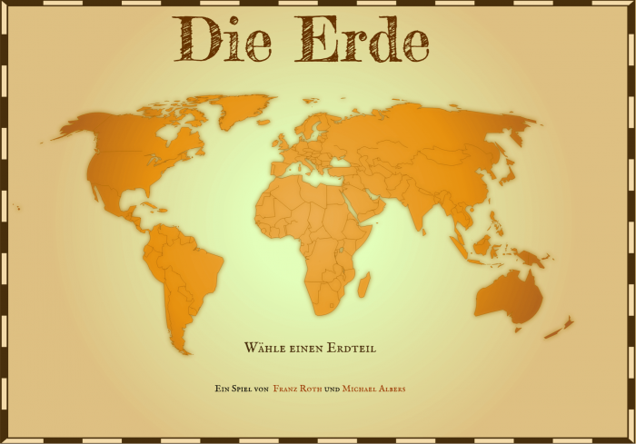 Erdteil waehlen Lernspiel Geografie