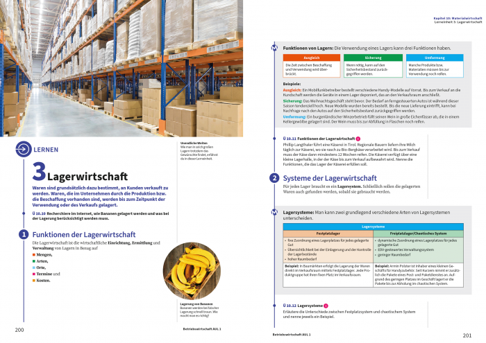 Hoelzel Journal | Hoelzel Verlag | BW Aufbaulehrgang HAK I | Lagerwirtschaft