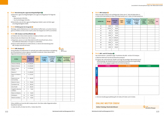 Hoelzel Journal | Hoelzel Verlag | BW und Management HTL II | Materialwirtschaft