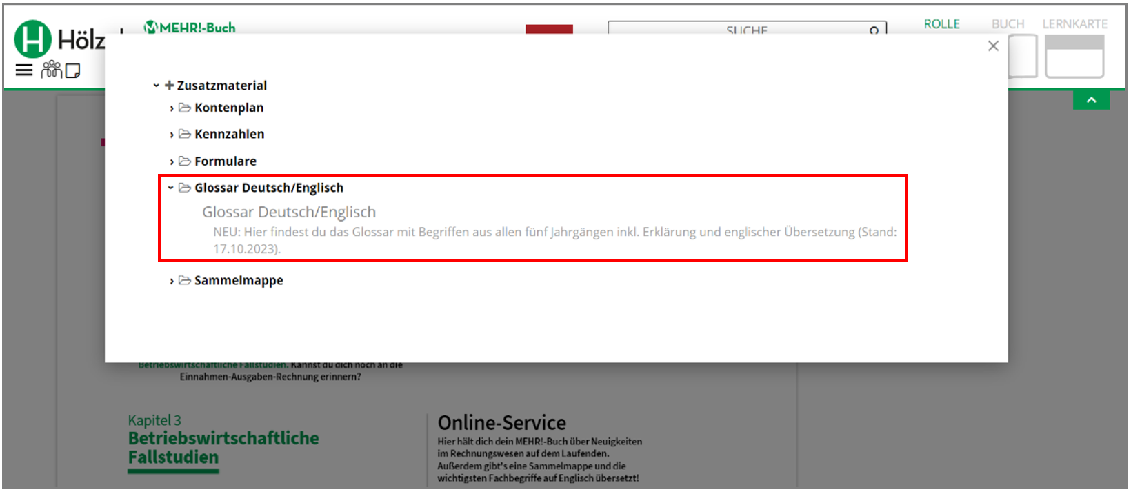 Download des Glossars im Zusatzmaterial